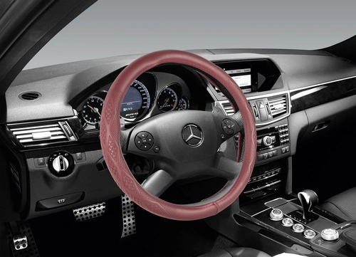 Universal Microfiber Leather Auto Steering Wheel Covers Breathable Anti-Slip Odorless Steering Wheels Accessories for Men Women