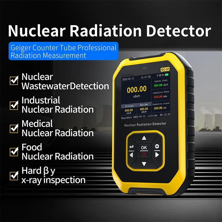 Handheld Portable Digital Mini Gamma Beta X Ray Geiger Counter Nuclear Radiation Detector for Personal