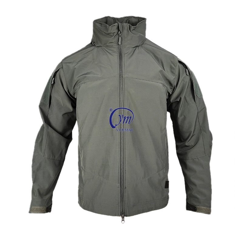 Breathable Solid Color Lightweight Urban Waterproof Tactical Men Jacket