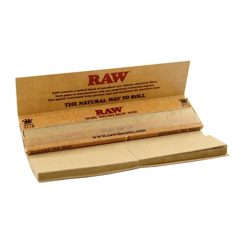 Оптовая торговля Raw Classic King Size тонкий природных нерафинированное рабочий документ