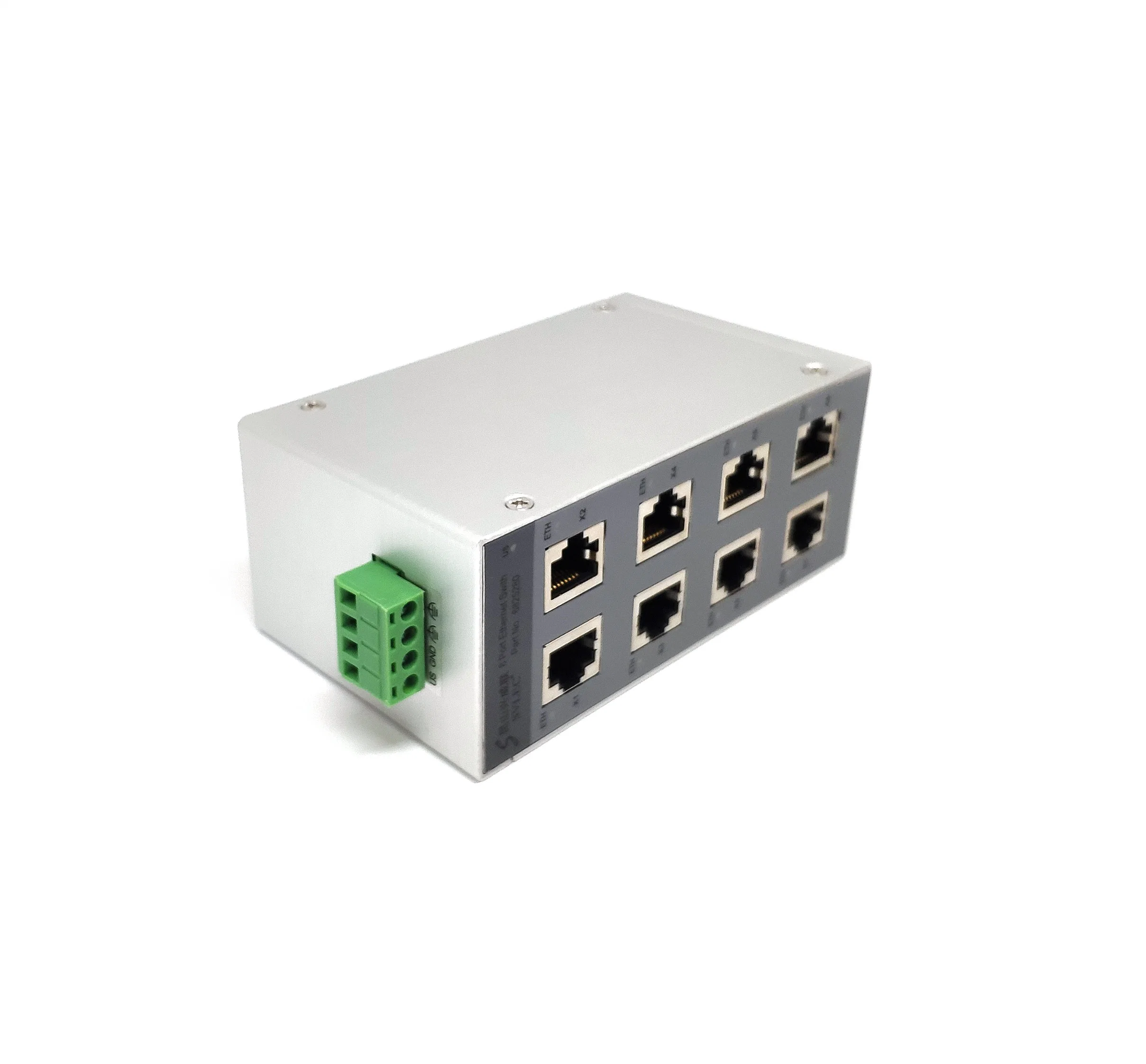 Industrial Grade All Gigabit Unmanged 8 Ports DIN Rail Ethernet Switch