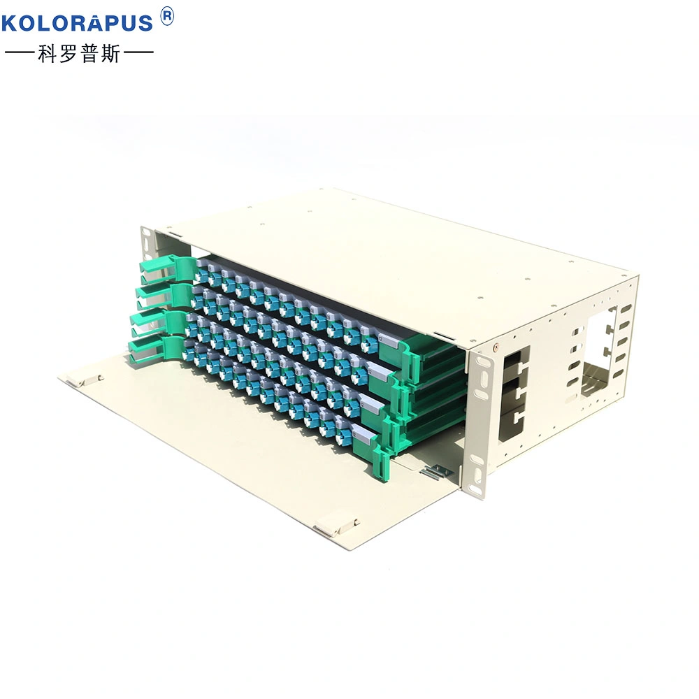 48-Port LC ODF Kabelverteilerkasten mit einem integrierten 96-Core Fach