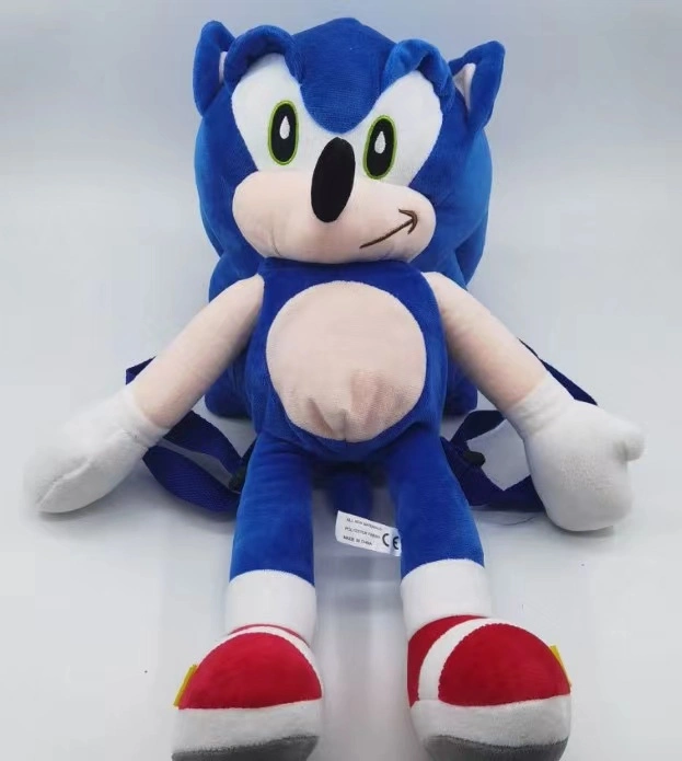 Cartoon personaje Super Hedgehog Plush Doll Sonic animales rellenos conjunto Juguete Soft Children's Gift Custom Sonic Plush Toys