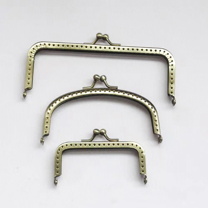 Flower Bud Kiss Clasp Metal Purse Frame for Bag Accessories