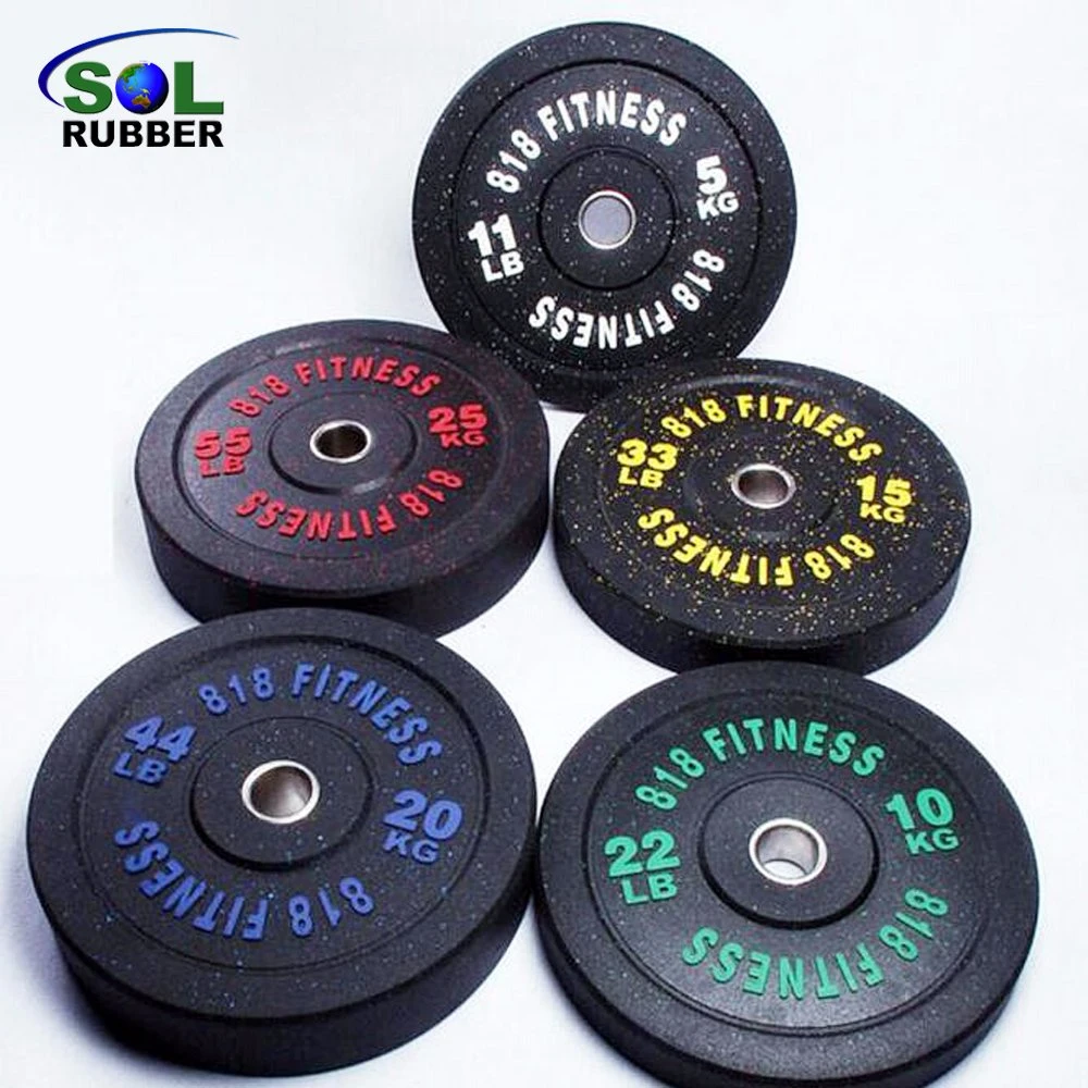 Hi Temp Customized Crossfit Rubber Bumper Plates