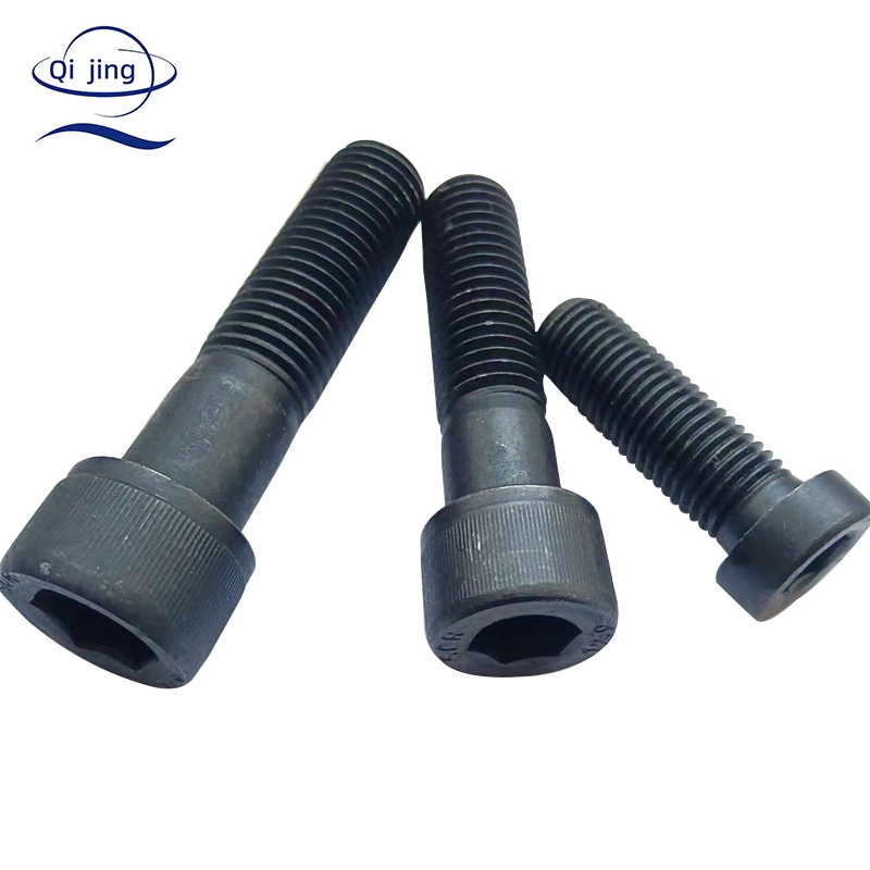 Facory Manufacured DIN 912 cabeza hexagonal de acero al carbono Tornillo tornillo hex.