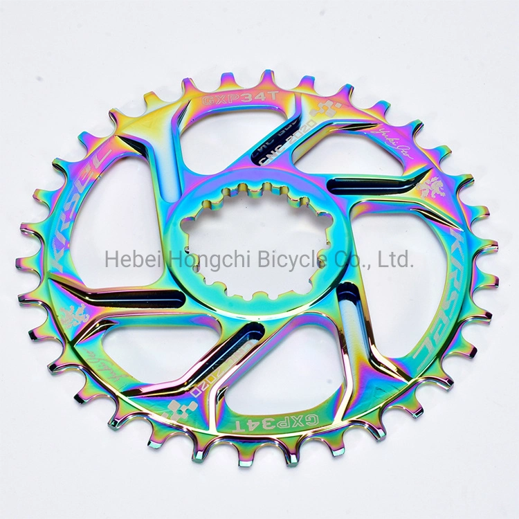 32t / 34t / 36t / 38t MTB Bike Crank Rainbow Chainwheel