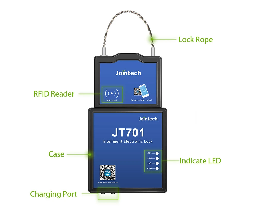 Satellite Cable Container GPS Electronic Seal Lock Tracker