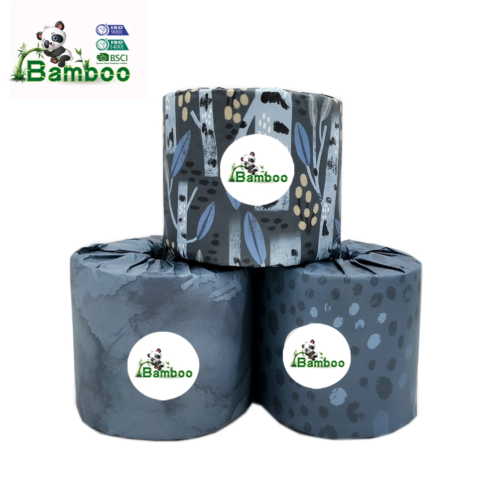 Customized 100% Bamboo Pulp Toilet Paper 3 Ply Toilet Tissue Paper