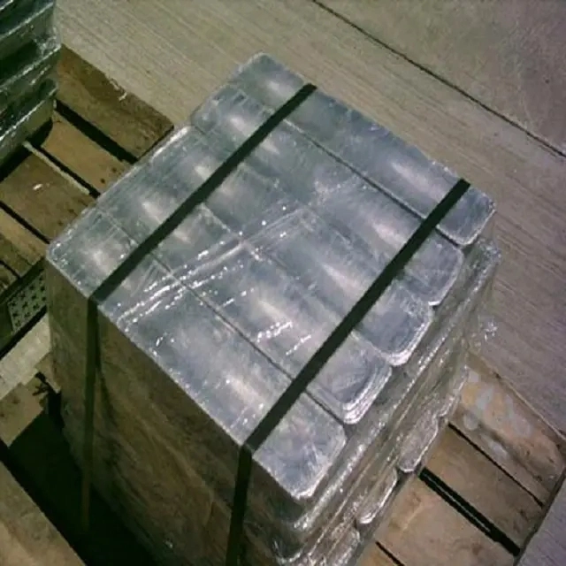 Gros lingots de plomb de haute qualité Ingot de zinc 99.995% avec faible Prix de l'action