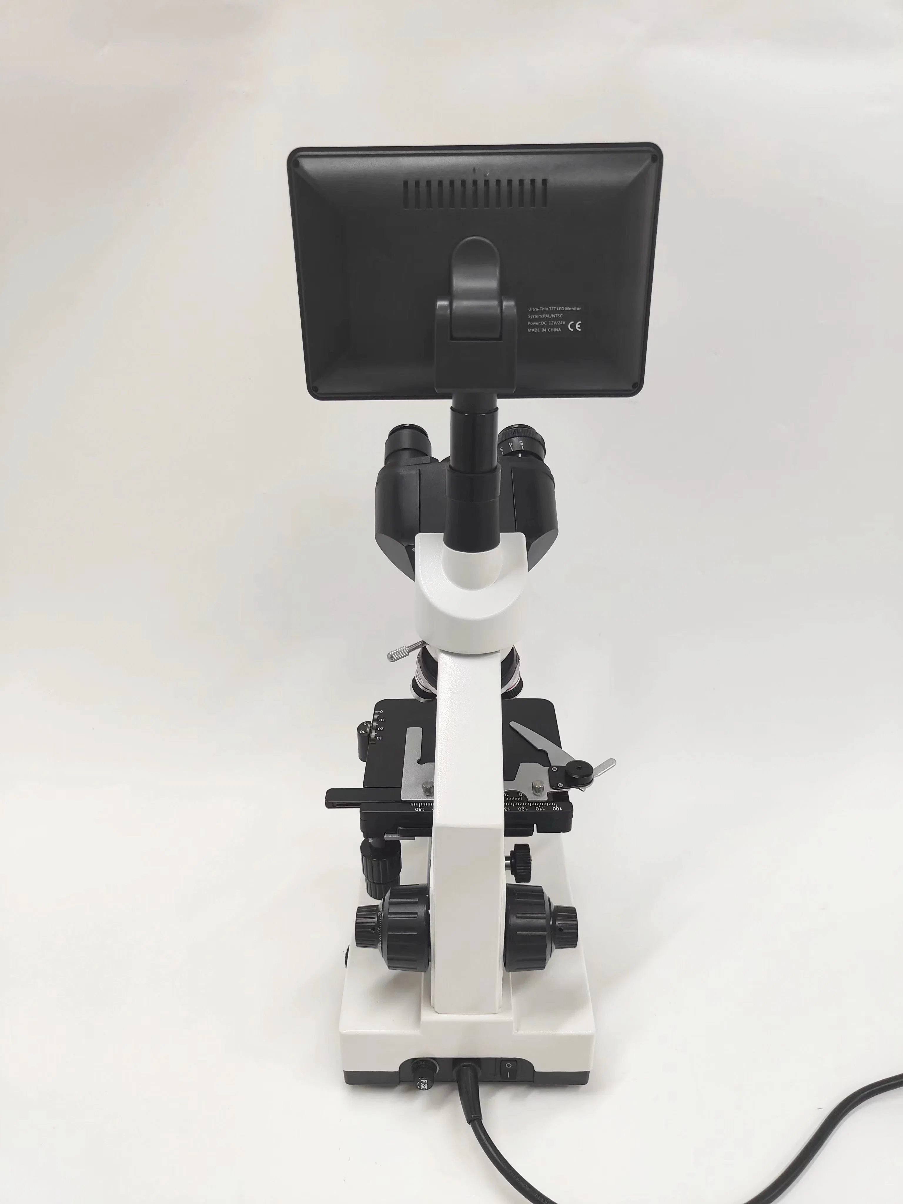 Xsp-100sm Professional Trinocular Display Digital Medical Video Microscope for Lab Clinic Hospital