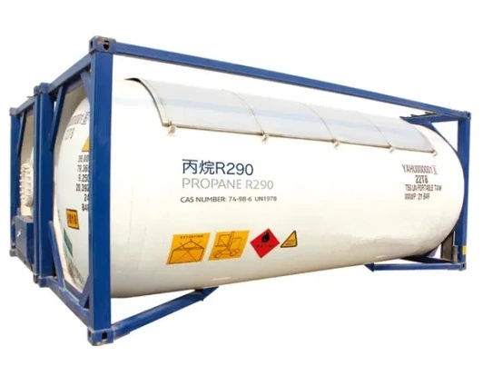 99.5% Purity Propane C3h8 Gas Packaged in ISO Tank