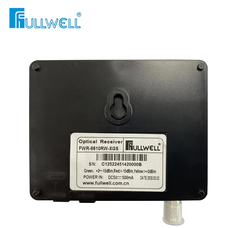 Fwr-8610RW-Xgs Wdm Optical Receiver Adopts High Isolation and Wdm Technology