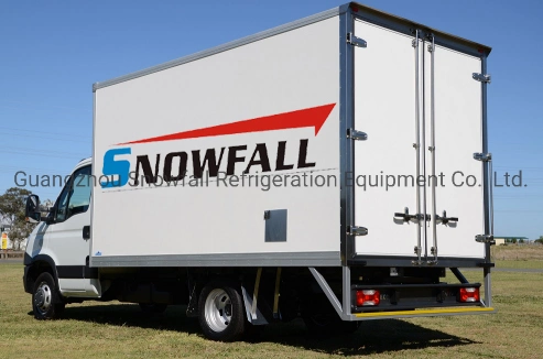 El transporte de alimentos aislado camión de carga seca Cuerpo/Box