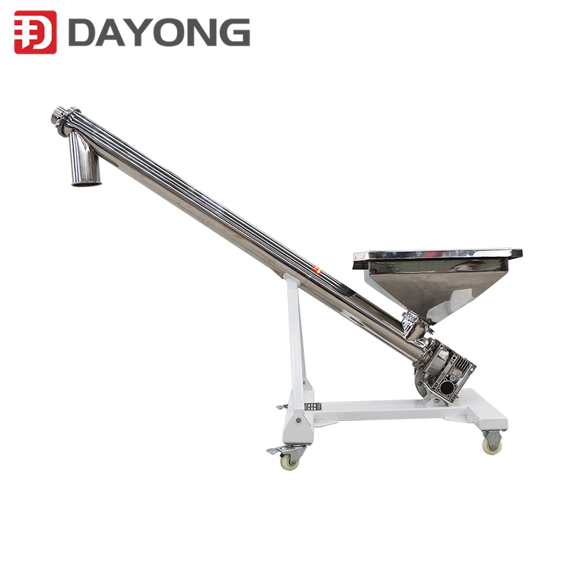 Factory Custom Small Food Screw Feeder Conveyor Machine/Flour Auger Screw Conveyor