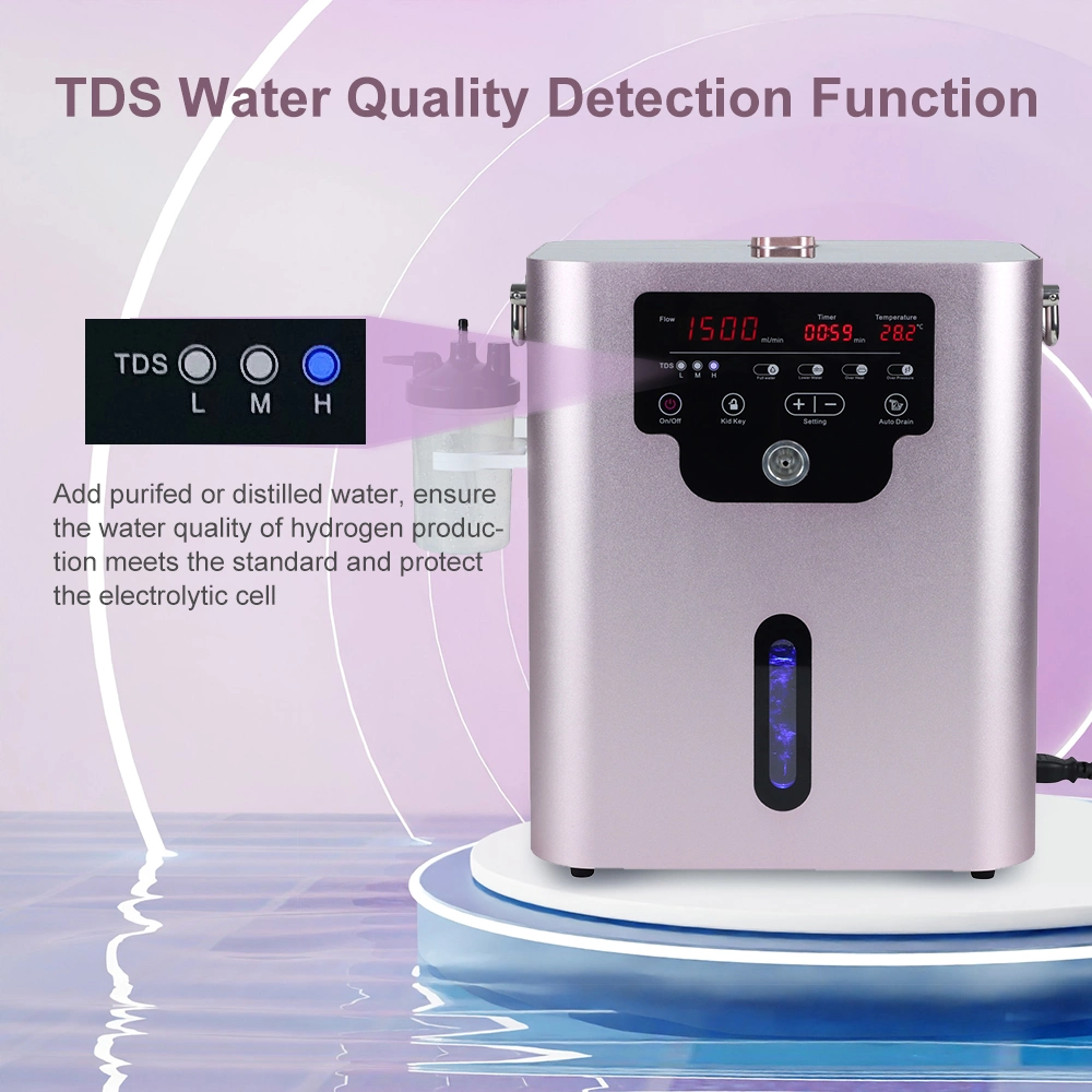 Physical Therapy H2 Hydrogen Absorption Machine High Purity Hydrogen Generation Inhalator