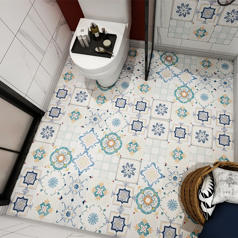 El cuarto de baño Non-Slip pegatinas Piso Moisture-Proof autoadhesivo resistente al agua y la Decoración de pared de papel de mosaico