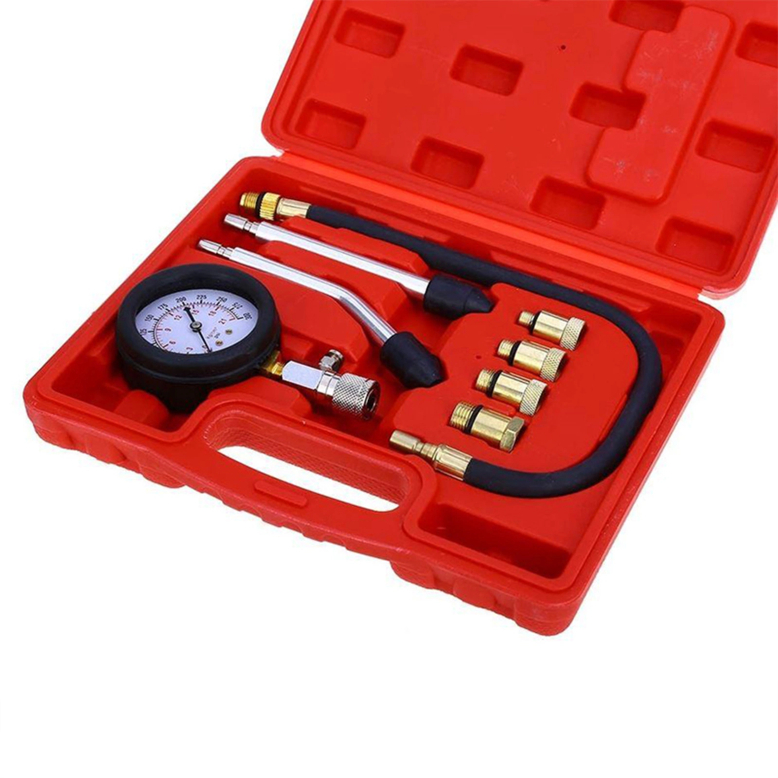 Automotive Tool Gas-Cylinder Pressure Test Set with Air Gauge