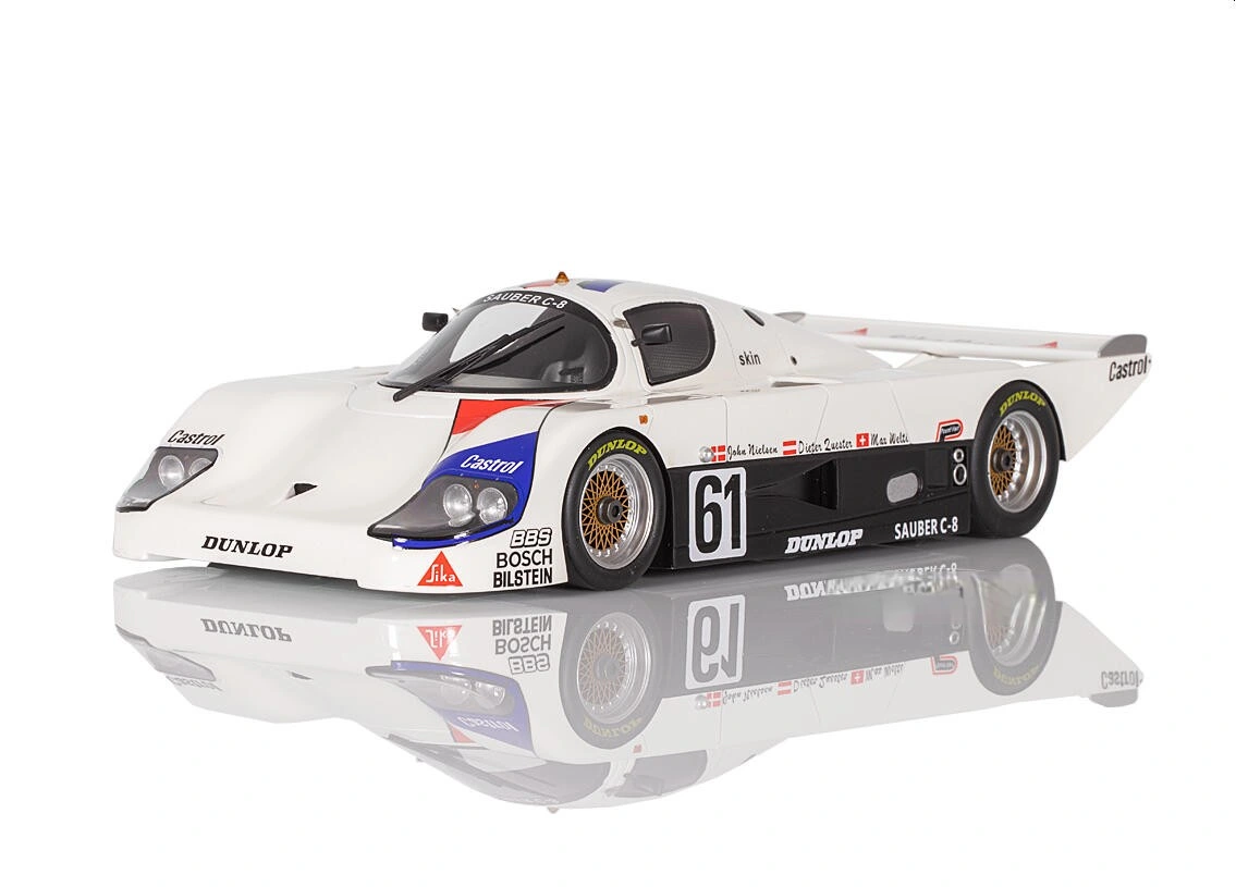 Sauber Mercedes C8 V8 Turbo de Le Mans Sikaflex 1985 Maqueta