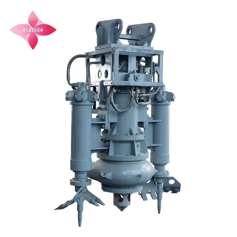 High Flow and High Lift of Hydraulic Submersible Sludge Pump with Agitator for River Pond Desilting