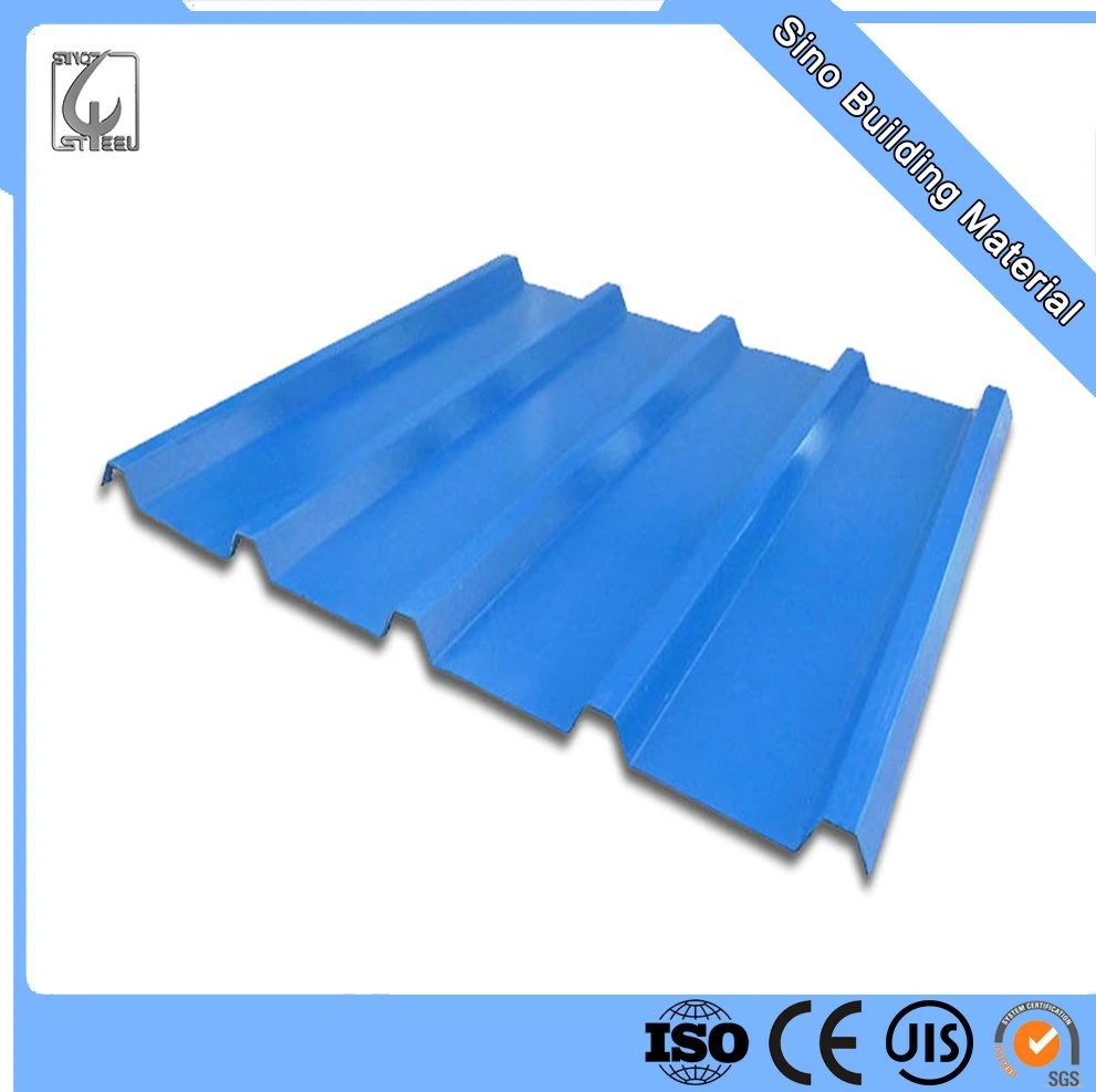 SGCC Building Material Galvanized with Plastic Film PPGI Corrugated Steel Roofing Sheet