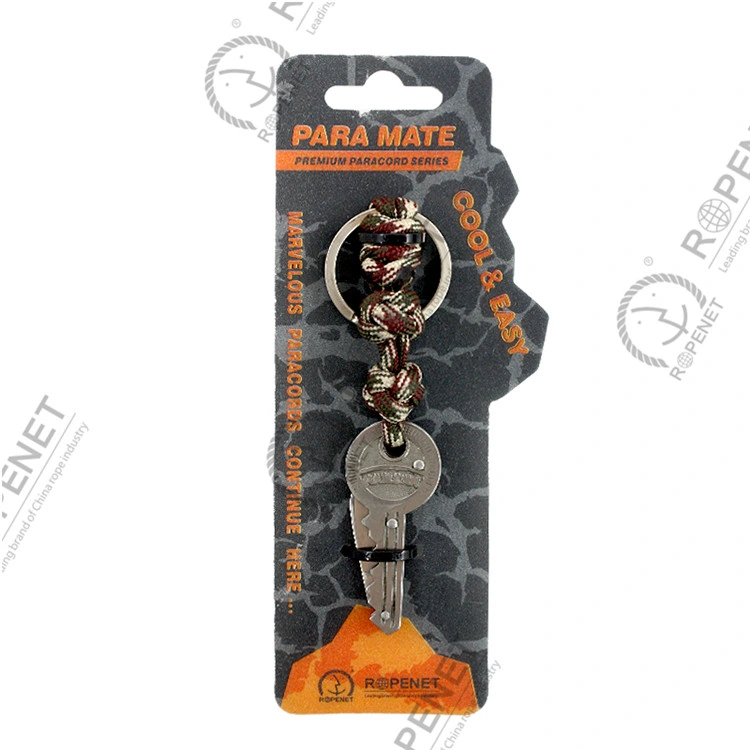 Цепочке для ключей с карабин кольцо для мужчин, Ropenet цвет Camo Paracord цепочки ключей подарки