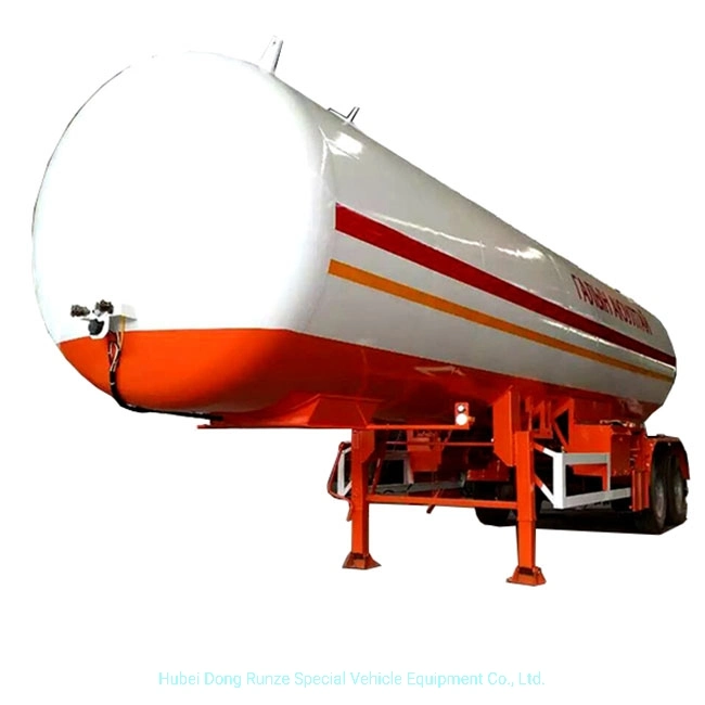 LPG Propane Tanker 2 Axles BPW Trailer 40.5cbm (1.61MPa Pressure Vessel Tank)