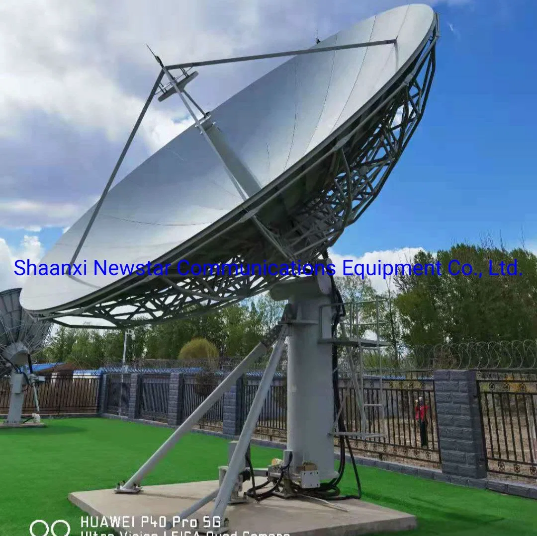 7.3m Big Size High Gain Earth Station Rx-Tx Communication Antenna