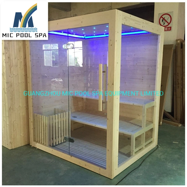 2021 New Saunas with Sauna Heater Traditional Style Indoor Wooden Infrared Dry Steam Sauna Room Portable Outdoor