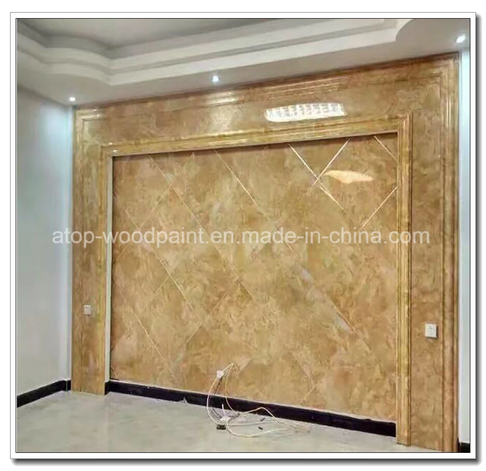 Eco-Friendly Cheap PVC Spc Roller Coating Varnish Topcoat for Wall Panel Tile