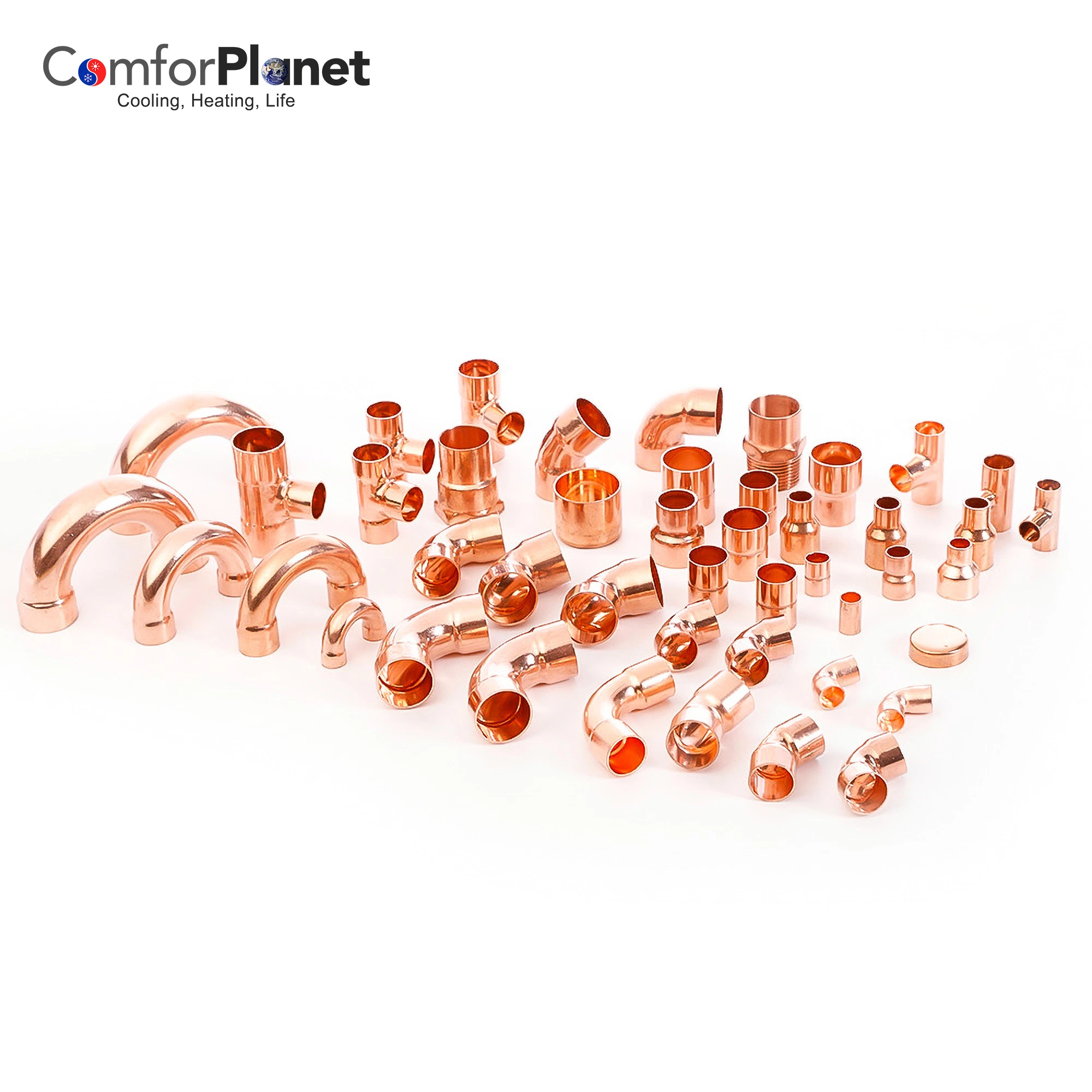 Factory Price Wholesale/Supplier Copper Pipe Extension Short Nut Brass Fitting for Air Condioning System