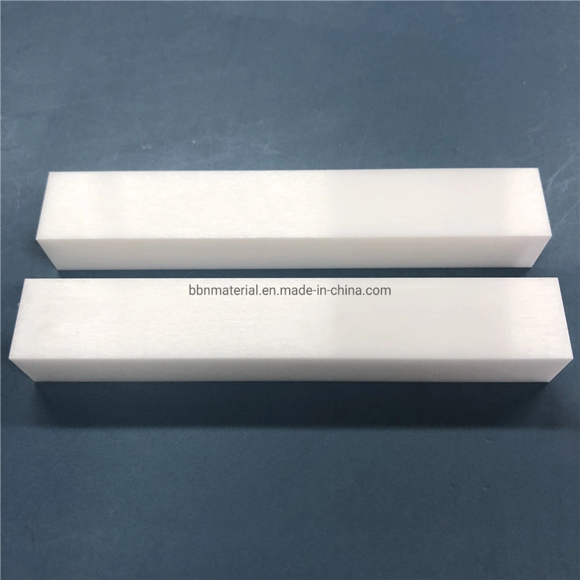 Customized White Color Zro2 Rectangle Rod Zirconia Ceramic Yttria Square Strip Bars