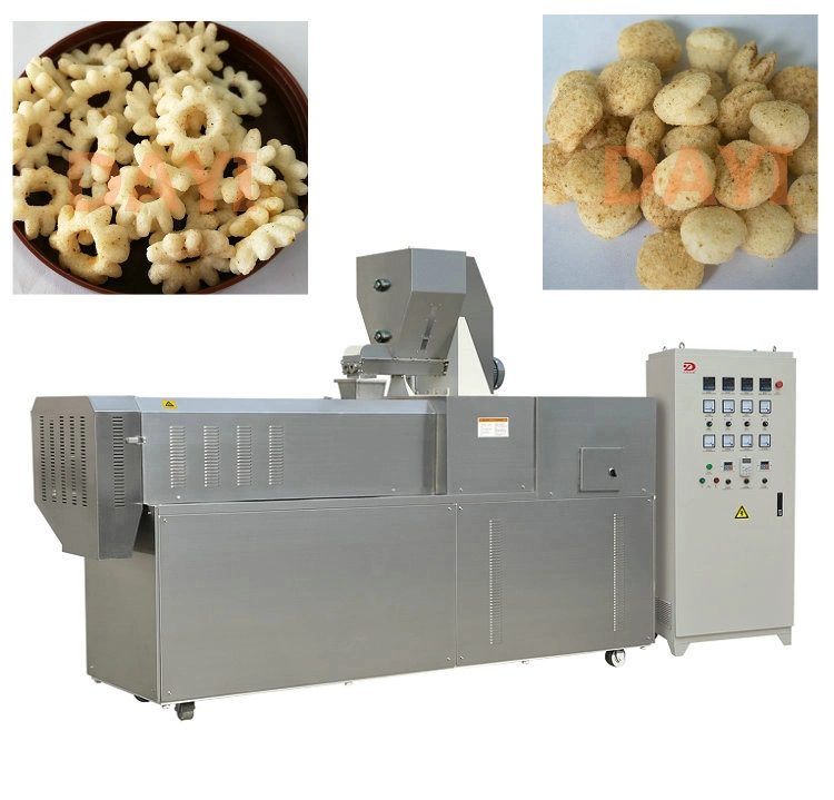 2023 Hot Sale Puff Ring Snacks Process Line