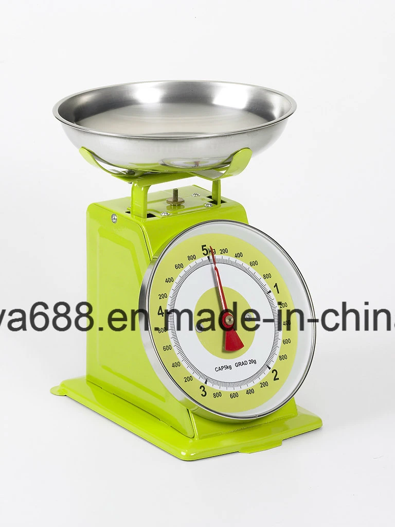 11 lbs/Libras Escala mecânica de cozinha de aço inoxidável