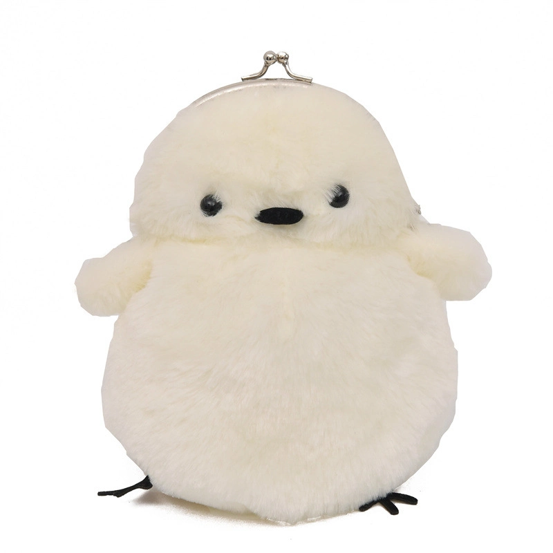 Chick Shape Single Shoulder Plush Bag Stuffed Coin Purse