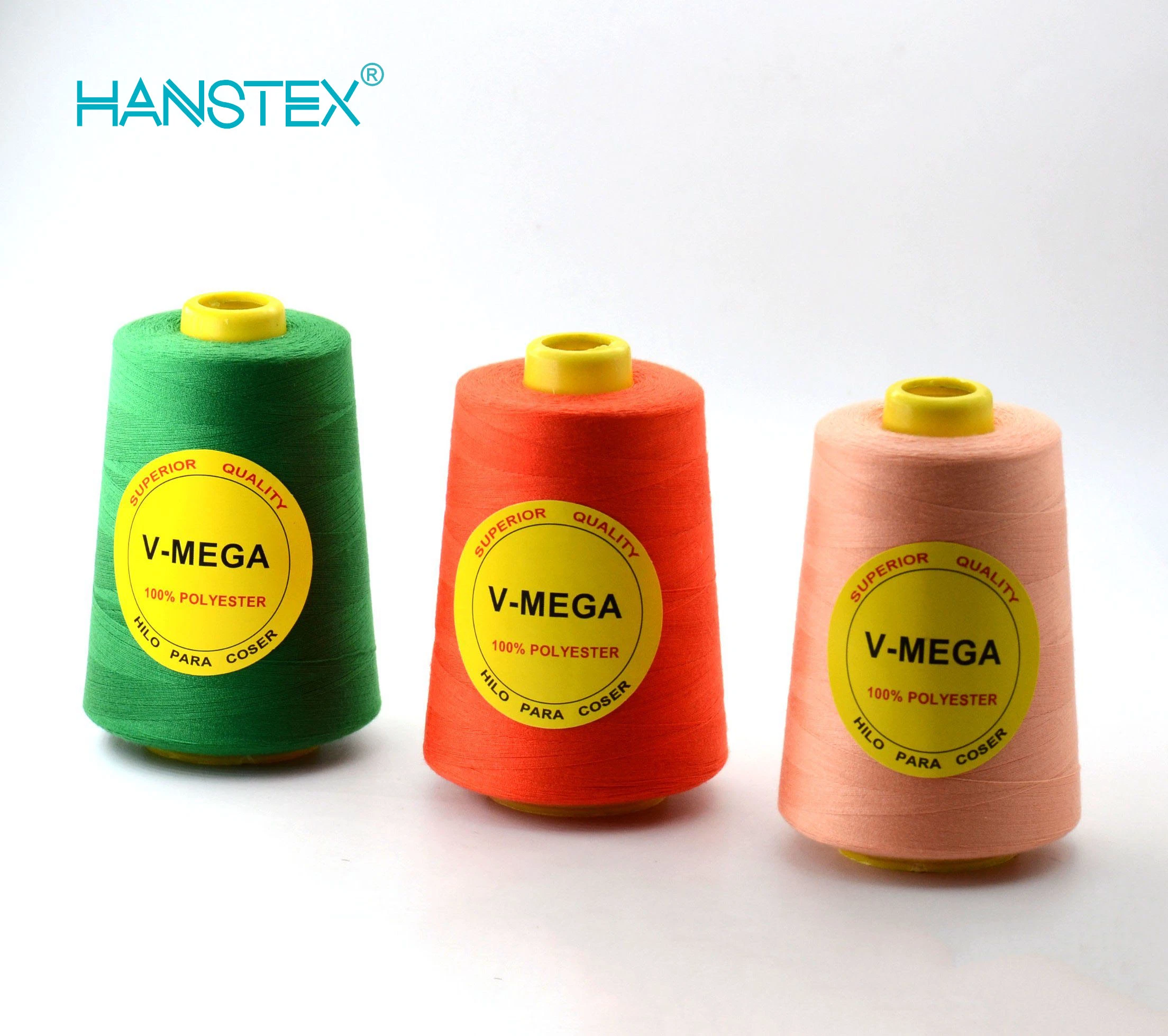 Factory Supply Wholesale/Supplier Hilo De Coser Poliester Mega 100% Spun Polyester Sewing Thread 40/2 5000yards for Machine Sewing Supplies