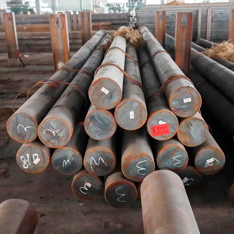 Hot Rolled Carbon Steel Mild Round Rod AISI1040 1045 1050 4140 8630 S45c 42CrMo Carbon Steel Round Bar/Solid Steel Rod/Flate Bar/Billets/Rod Roll