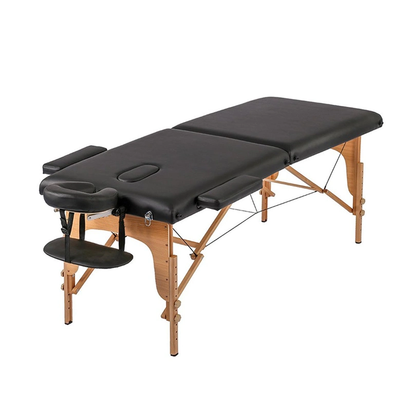 Cheap Hot Sale Beauty Facial SPA Cosmetic Salon Furniture Hospital Wooden Massage Bed