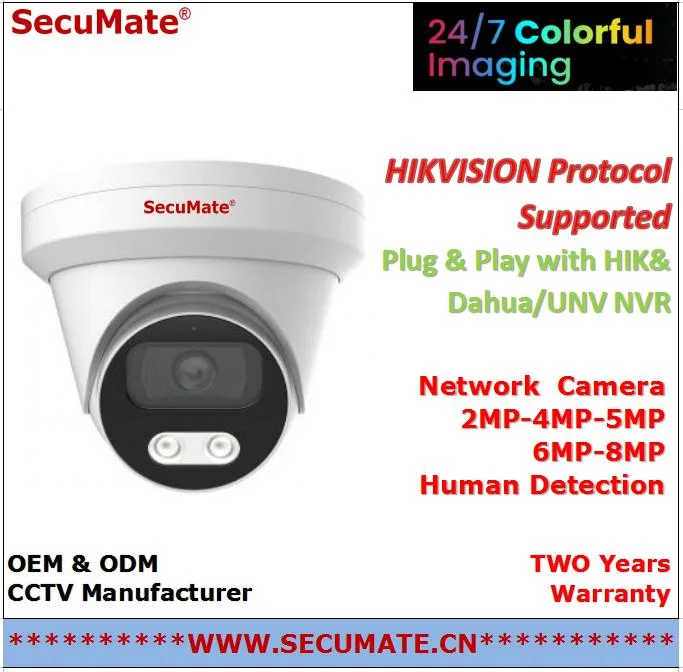 Human Detection OEM/ODM Supplier IP Camera CCTV Surveillance Camera