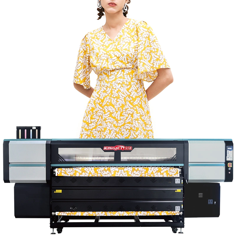 Нажмите кнопку Multi-Color онлайн поддержка технологии сублимации красителей бумаги текстильной печати этикеток машины