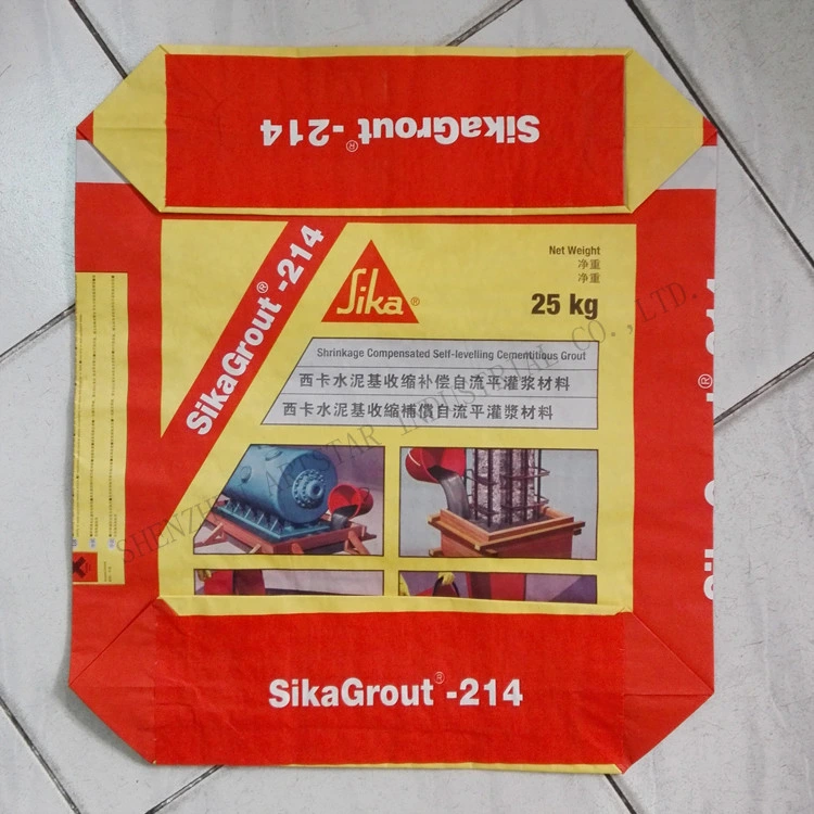 25kg Chemical Paper Packaging Bags for Dry Mortar