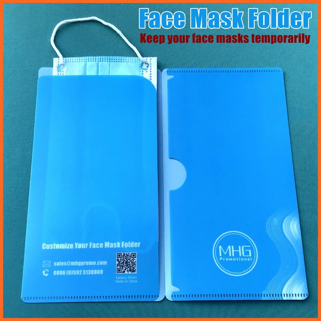 Custom Plastic PP Face Mask Folder