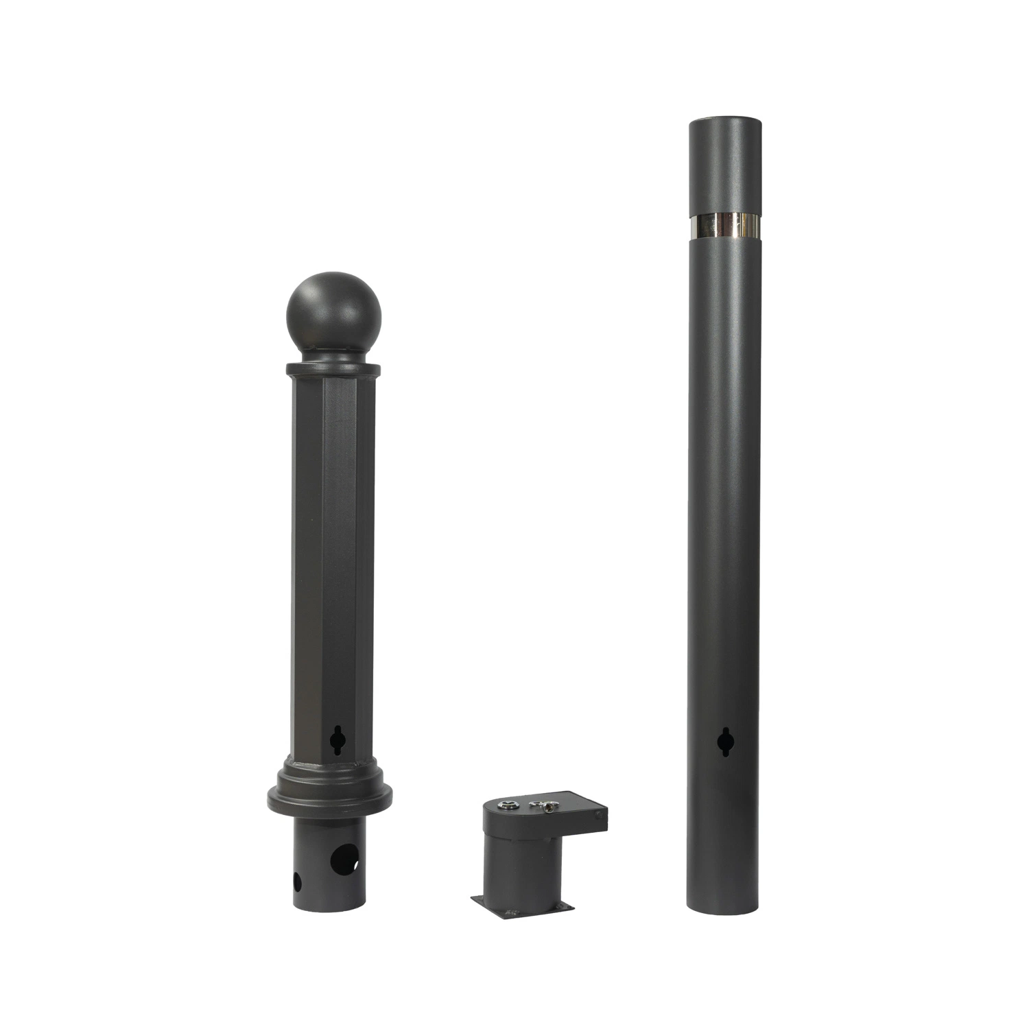 OEM Traffic Safety Barrier Handle Traffic Manual Retractable Removable Bollards with Handles