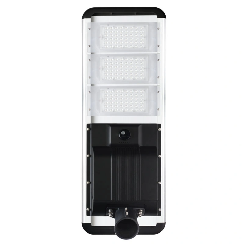 50W 8500lm LiFePO4 Lithium-Batterie, Aluminium-Druckguss-All-in-One Solar-LED-Straßenleuchte