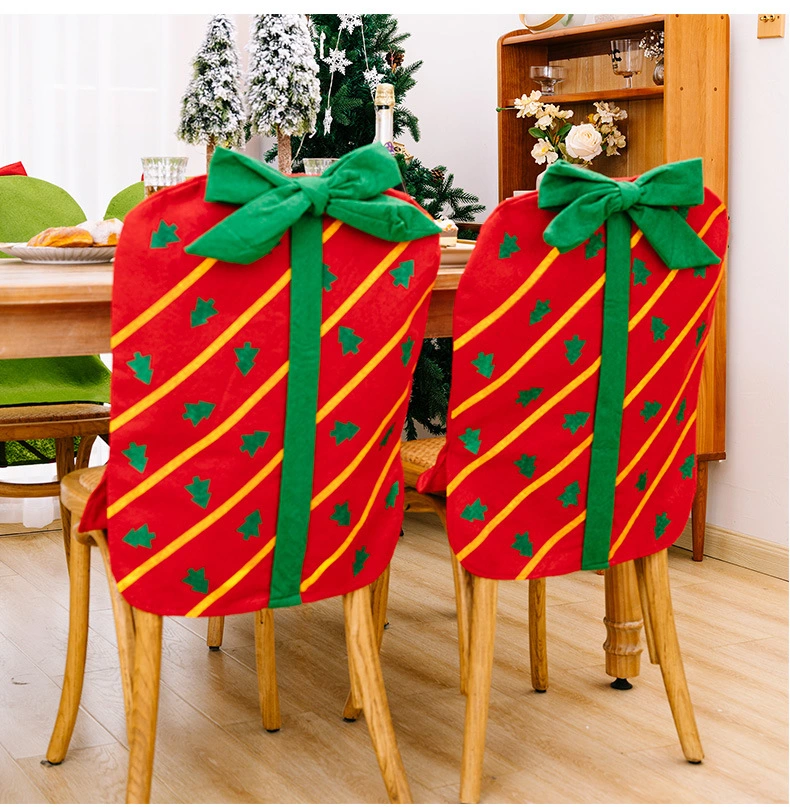 Christmas Day Atmosphere Decorative Chair Covers