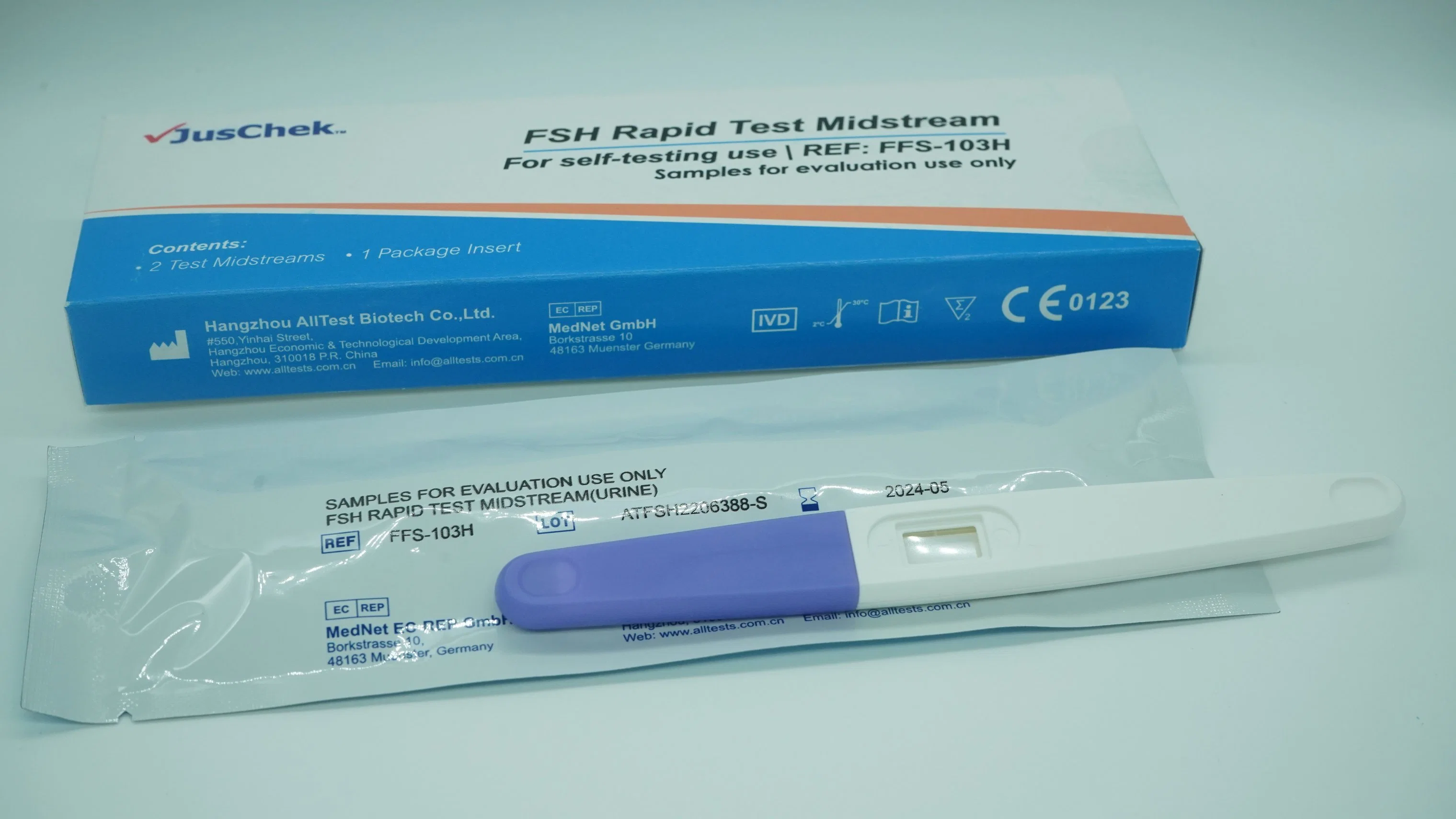 Woman Home Use Follicle Stimulating Hormone Fsh Rapid Test Midstream for Self-Testing