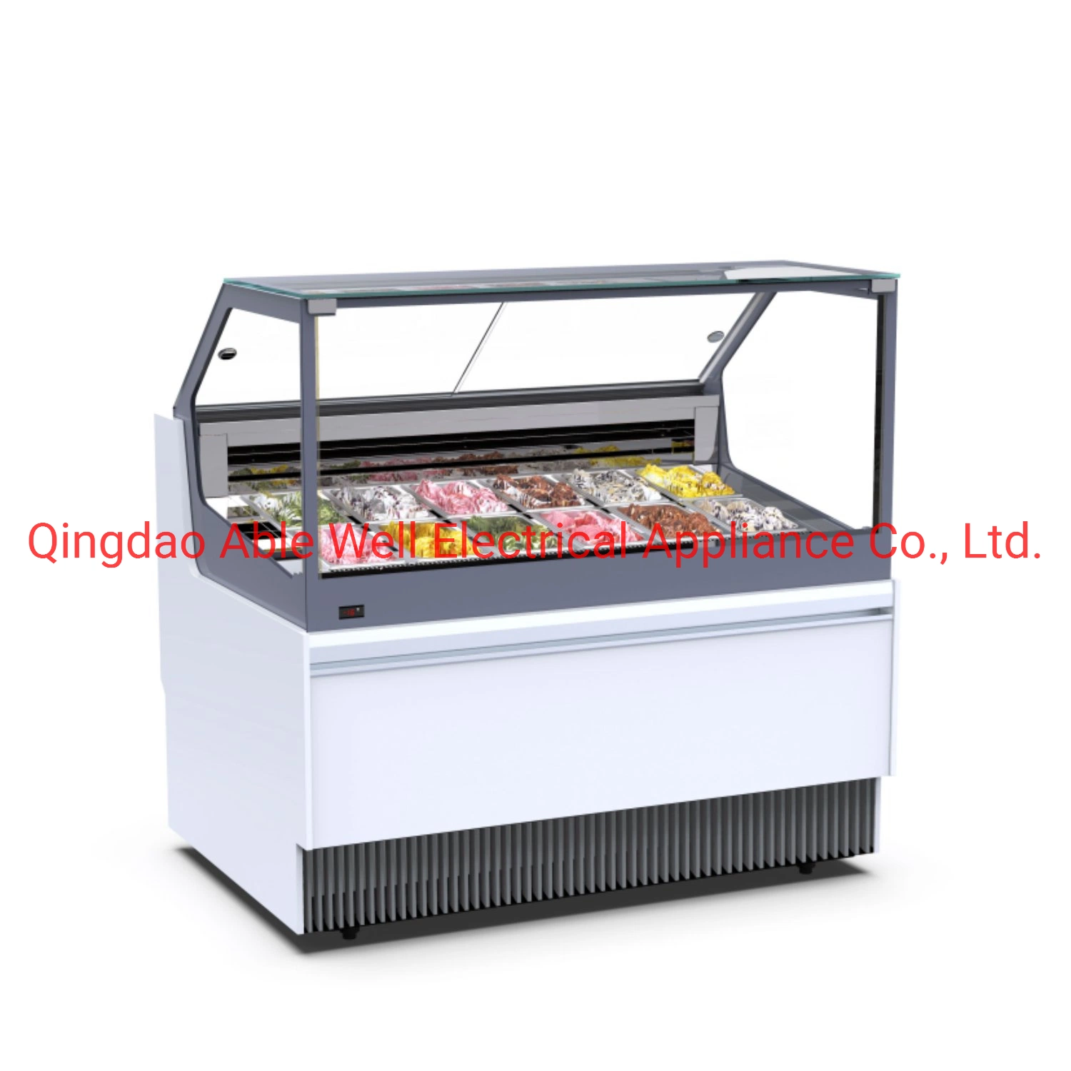 Supermarket Cake Showcase Chiller Refrigeration Equipment Commercial Cake Display Showcase