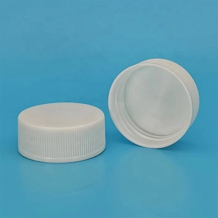 Plastic Jar Lids Ribbed Side Screw Cap 40/410 Cream Container CT Cap