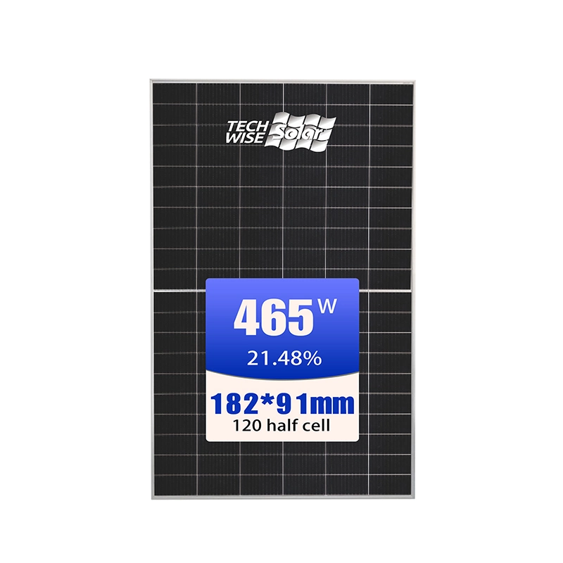 Techwise Perc Type PV Module 465 Watt 465watt Panel Solar PARA Casa Home Use Module in Solar Panel