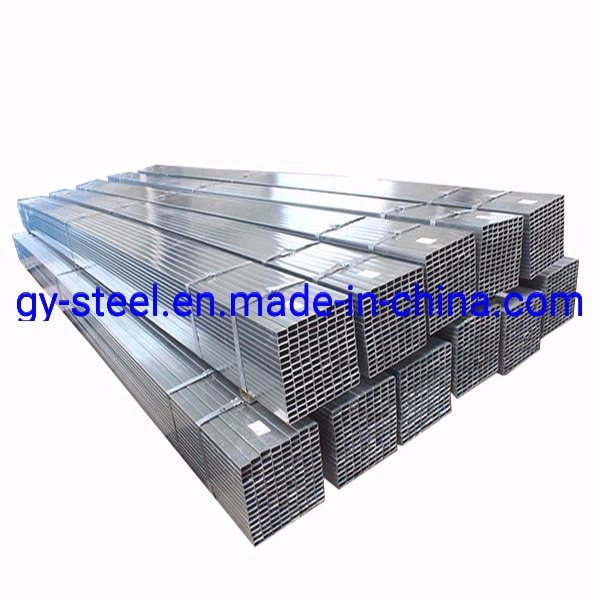 60X60 Tube Galvanized Tubes C45 Stock Sizes Square 700mm Pipe Professional Supplier Mild Steel Hollow Bar with Low Price